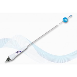 RA106SLSSB25 - Marine VHF Antennas with stainless steel whip and 25m cable for motorboat 
